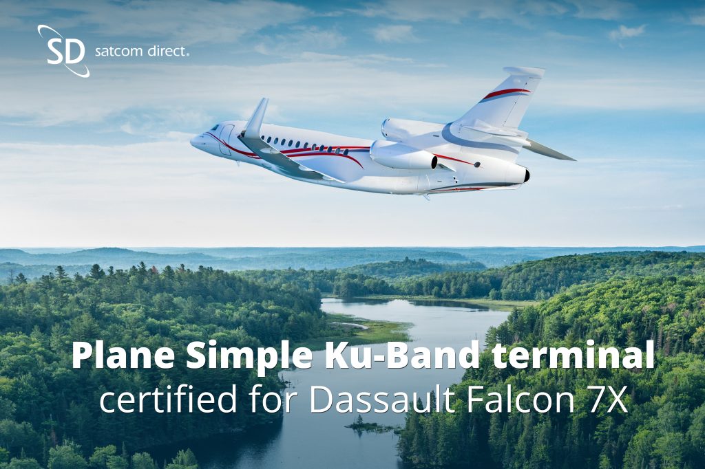 Ku- Band Certification on the Falcon 7X